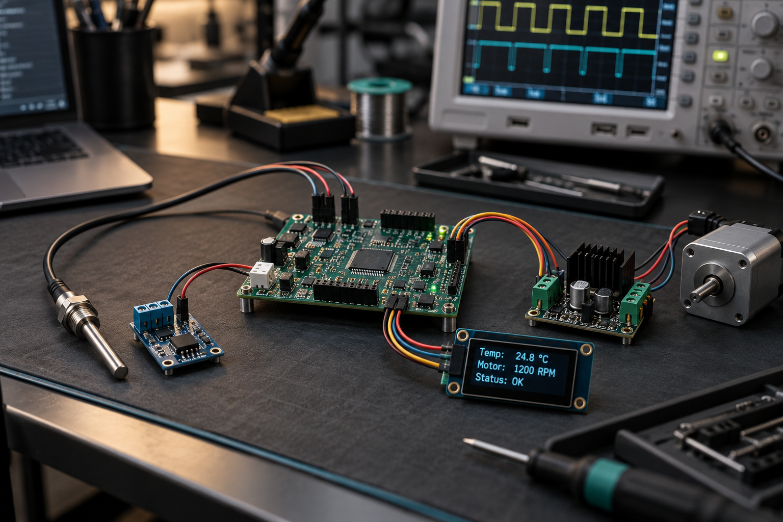 Illustrative embedded systems service visual